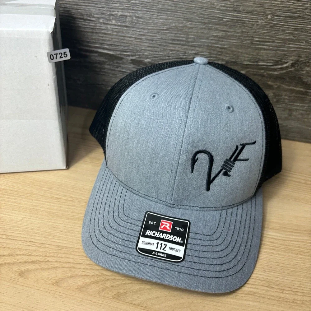 Vocelka Fishing Hat‎ Cap Snapback Gray XL Adjustable Outdoors